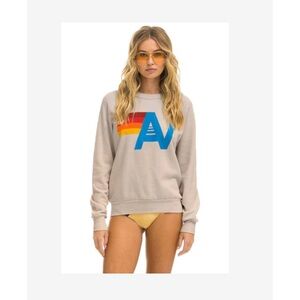 Aviator Nation LOGO SWEATSHIRT - SAND